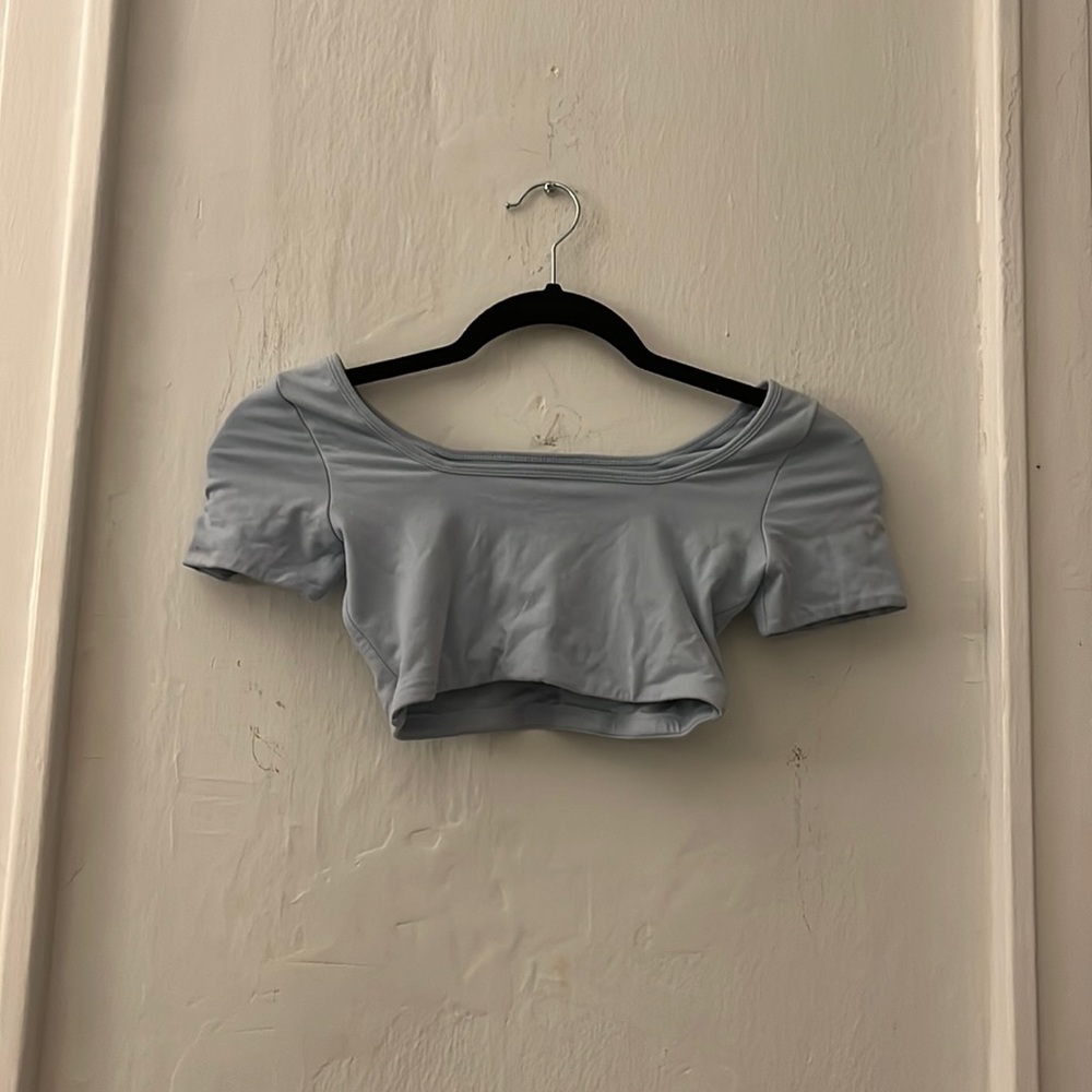 OhPolly blue medium Crop top